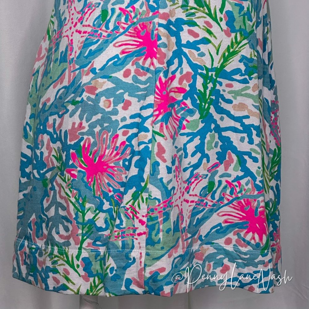 Lilly Pulitzer Harper Shift Dress Multi Coral Bay - Picture 11 of 12
